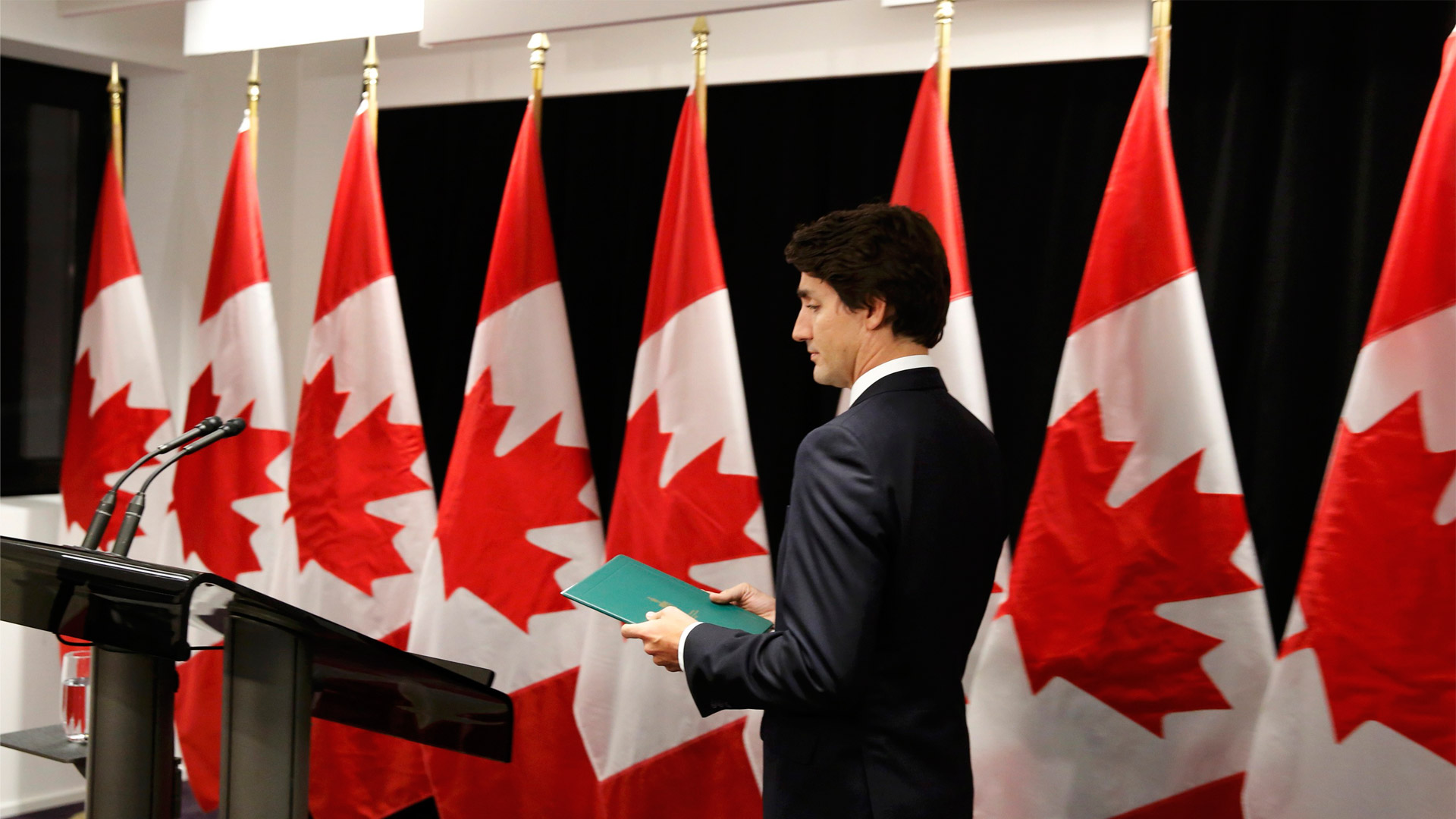 El primer ministro de Canadá, Justin Trudeau, informó del hecho en una rueda de prensa ofrecida en Suiza