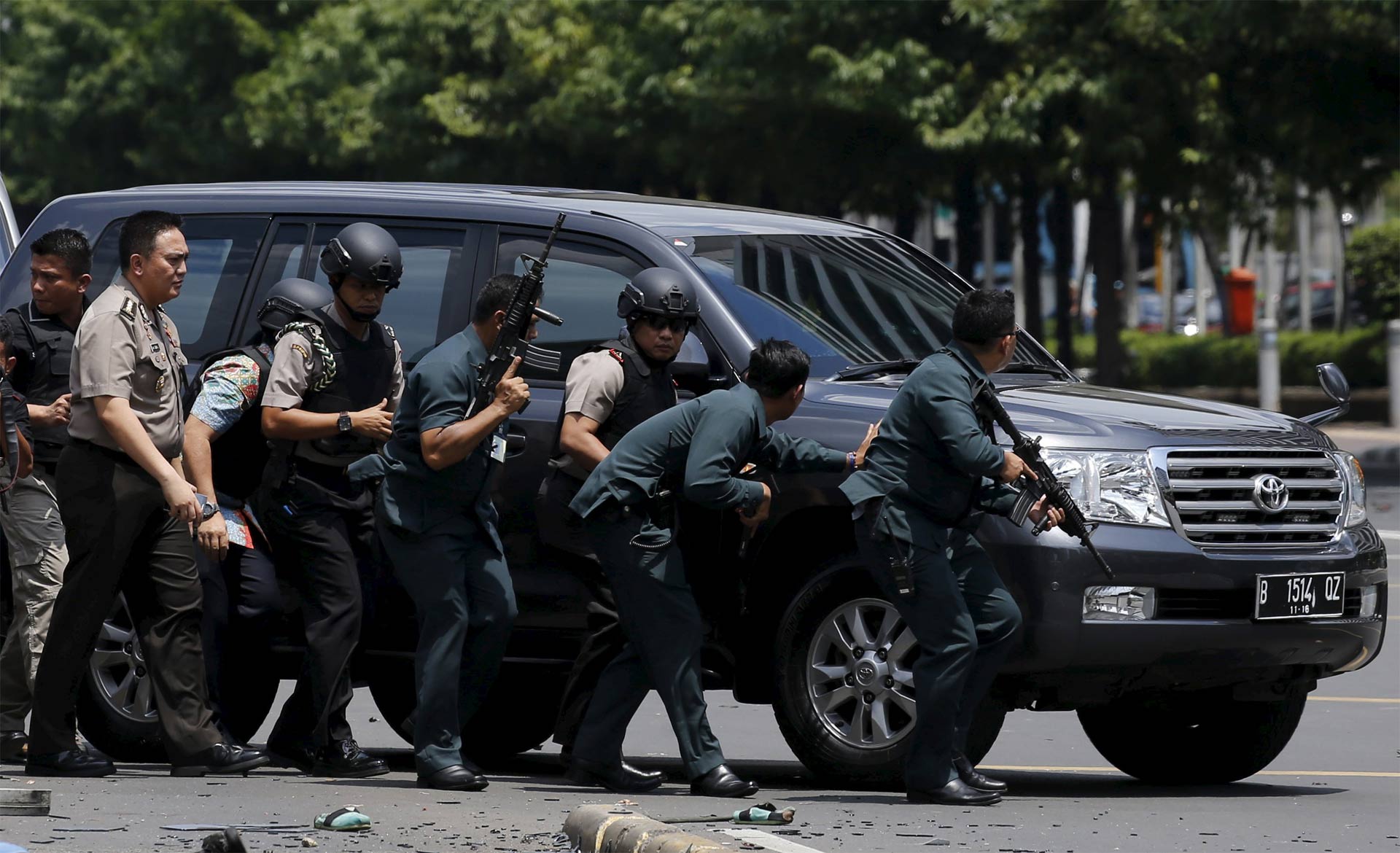 La célula terrorista atentó contra ciudadanos y fuerzas de seguridad en Yakarta