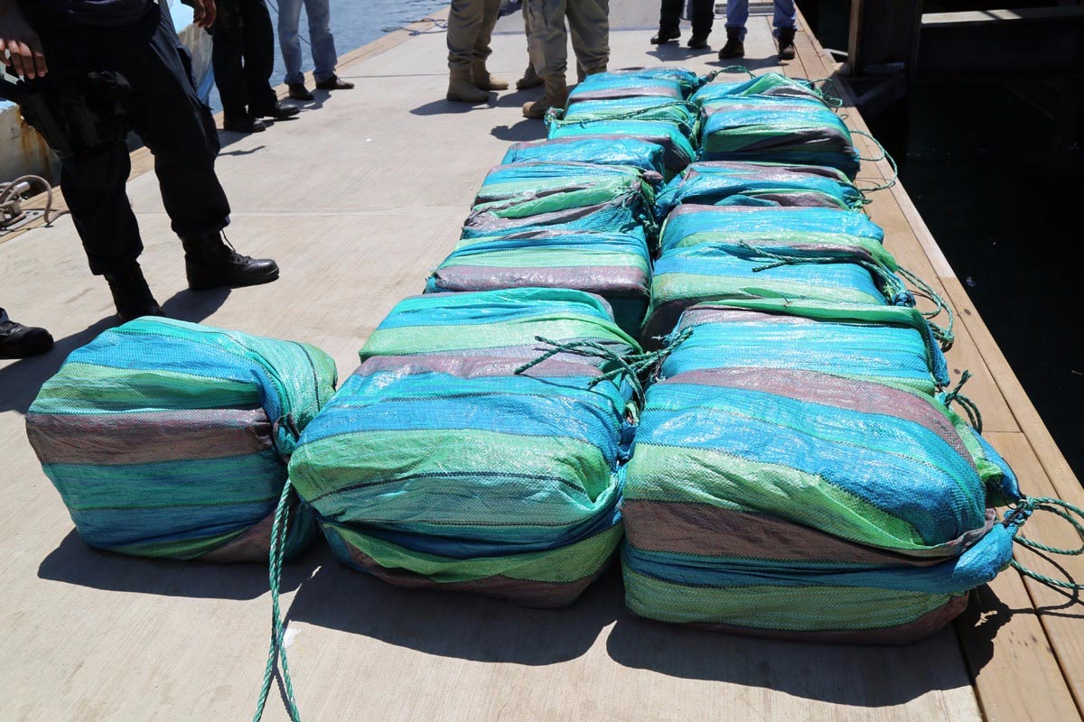 En lo que va de año, se han encontrado más de dos toneladas de droga en Costa Rica