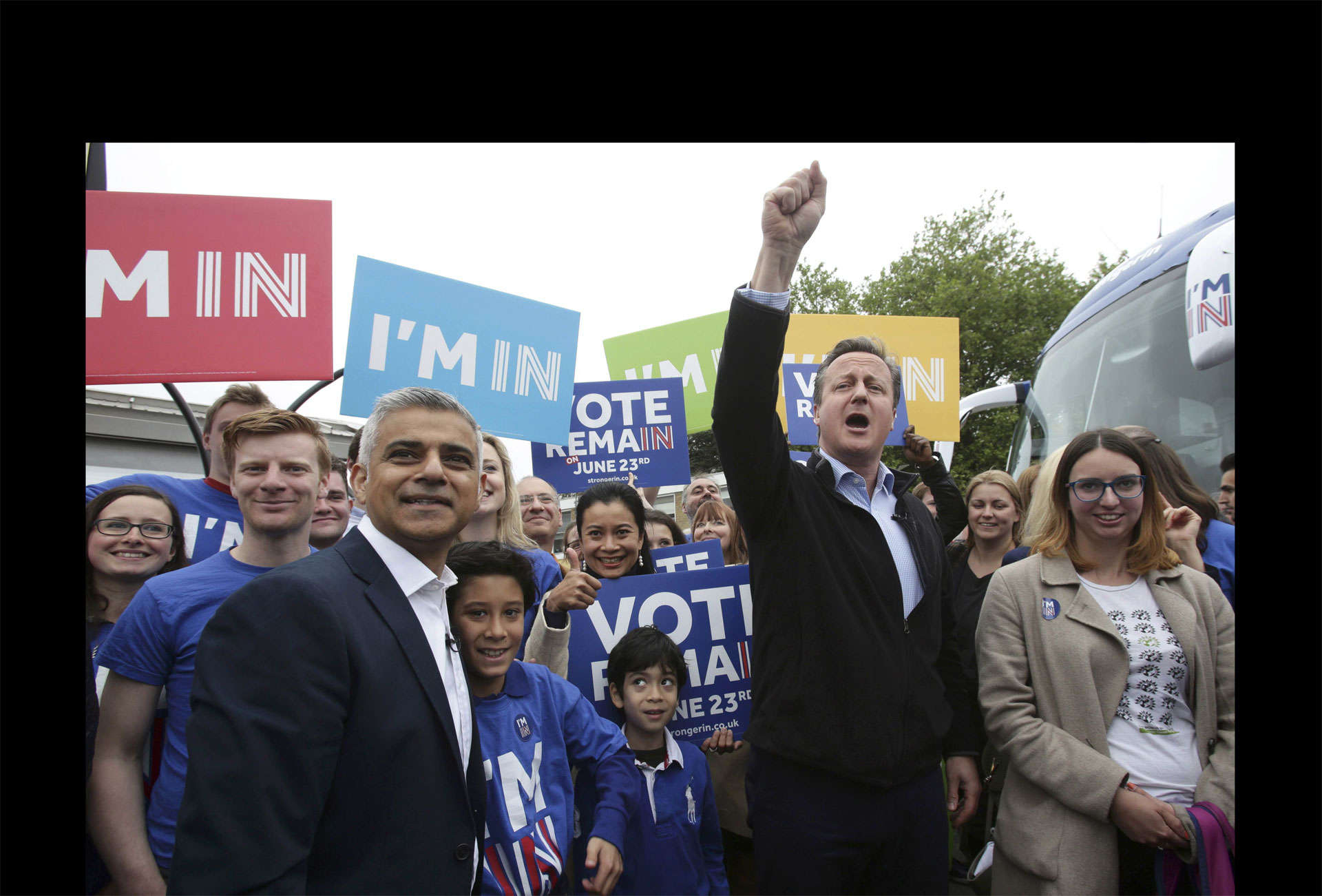Khan ayudo en la campaña a favor de la permanencia del Reino Unido en la UE