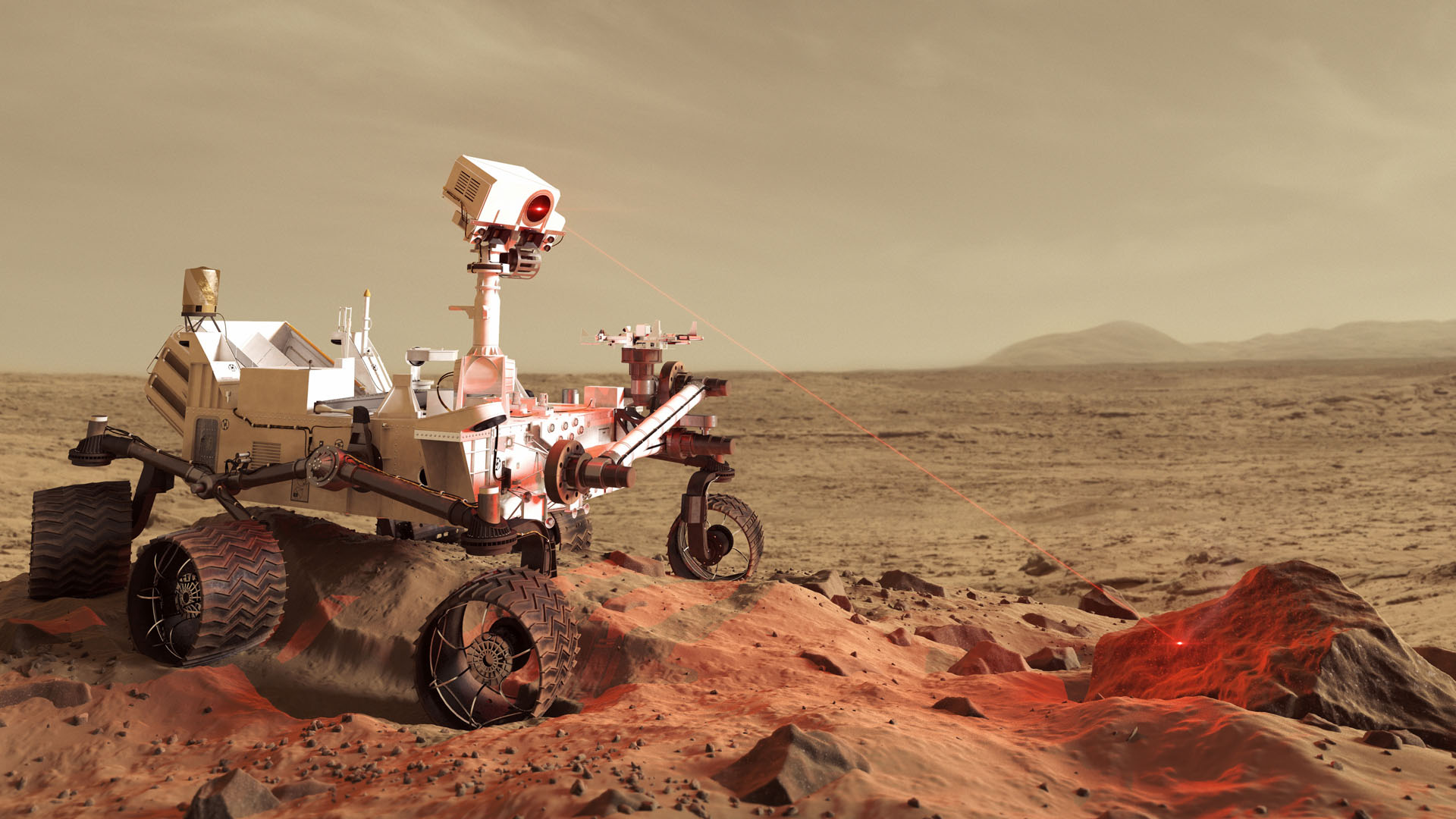 El robot de la NASA podrá seleccionar cada roca inusual o trozo extraño de suelo que vea