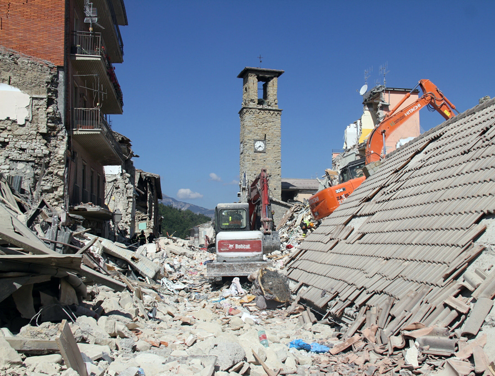 Un nuevo movimiento telúrico de 4.8 sacudió las zonas ya afectadas por el terremoto el pasado 24 de agosto, entre ellas Ametrice