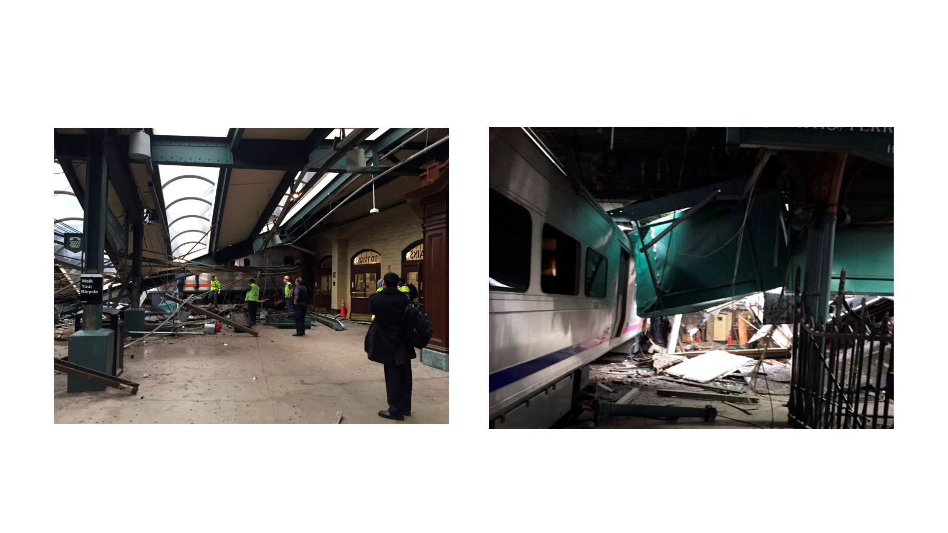 En el accidente ferroviario ocurrido en la estación de Hoboken se registran hasta el momento 3 fallecidos y al menos 100 heridos