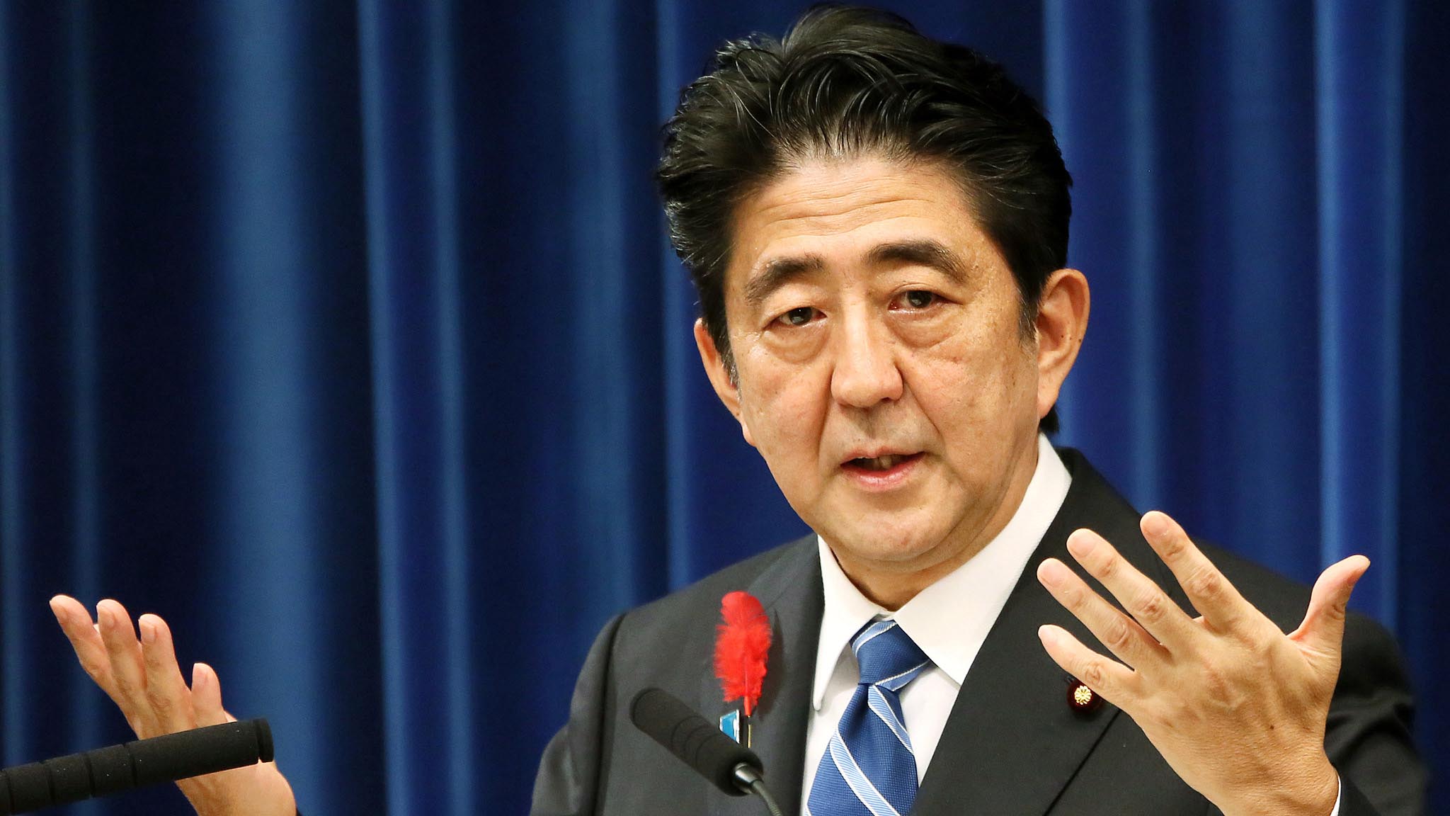 El primer ministro japonés, Shinzo Abe, busca que se firme una declaración para desnuclearizar Pyongyang