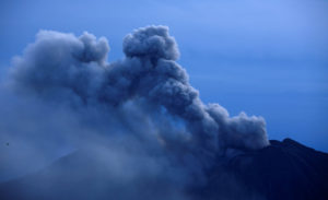 Erupción de volcán Turrialba en Costa Rica