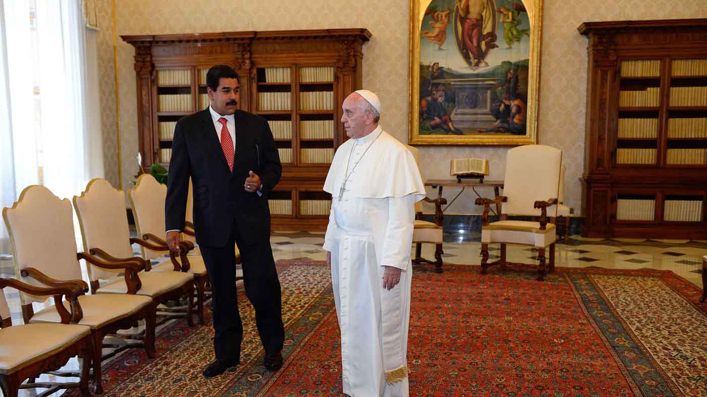 El Vaticano recibe a Nicolás Maduro