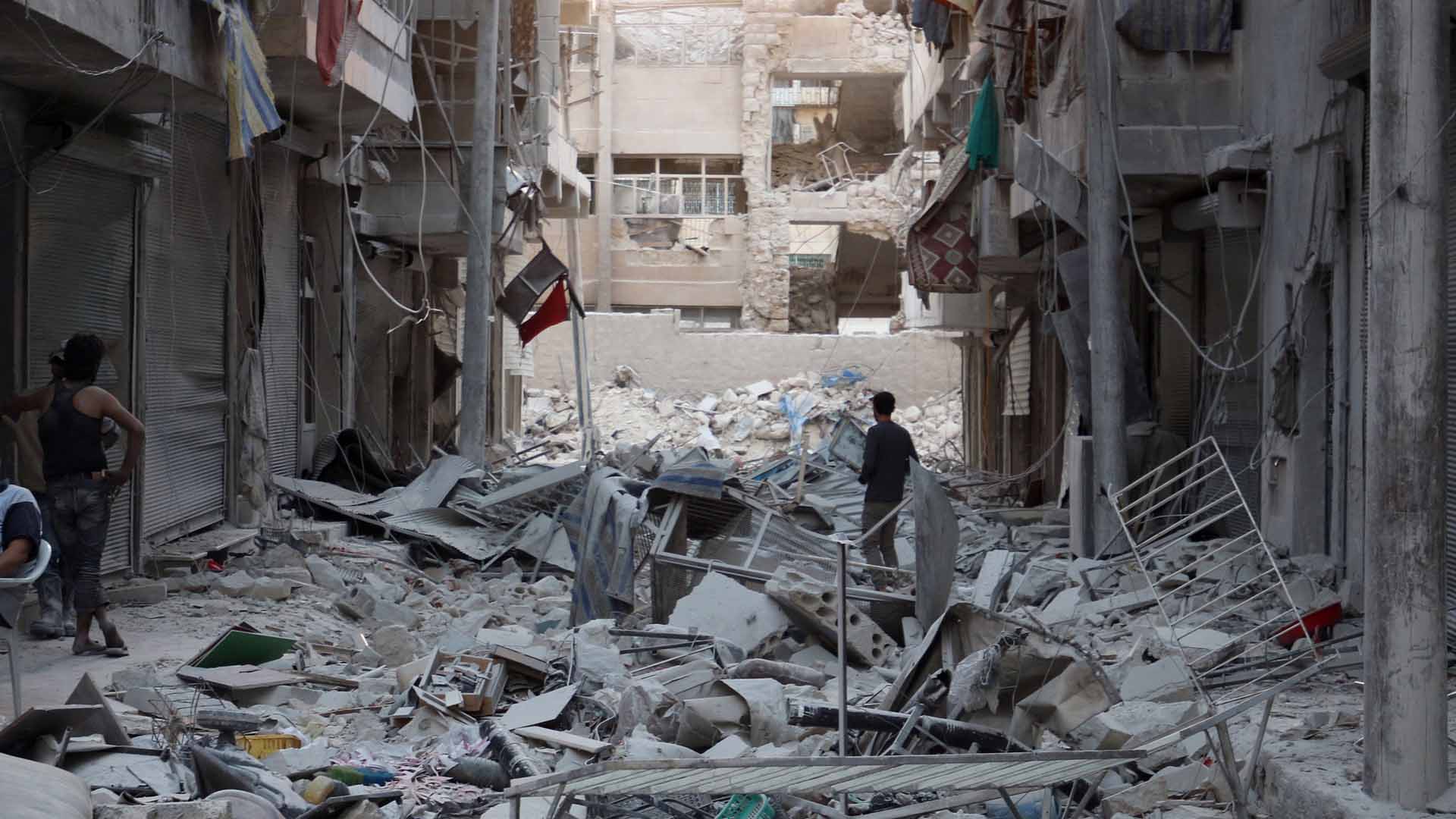 El Observatorio Sirio de los Derechos Humanos informó que 12 civiles murieron entre ellos, cinco niños