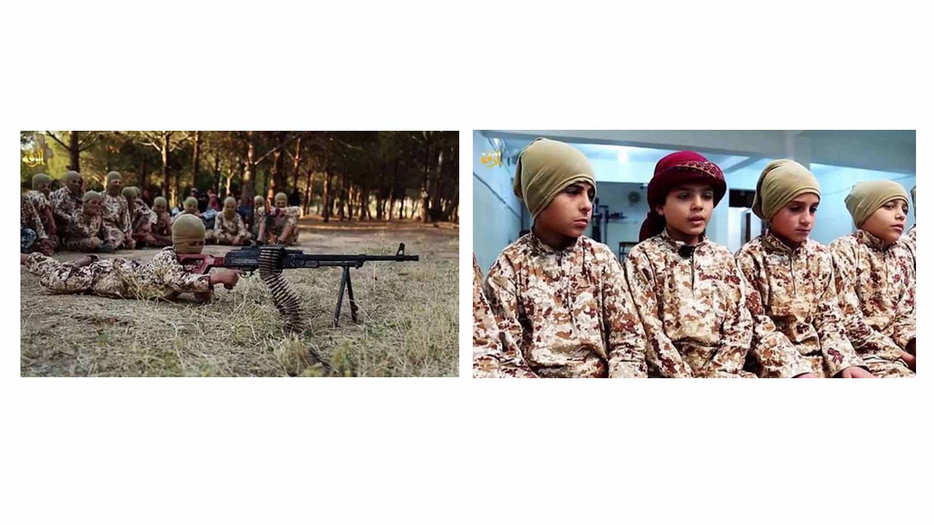 Denominados también como los cachorros del califato, los infantes son obligados a practicar labores terroristas