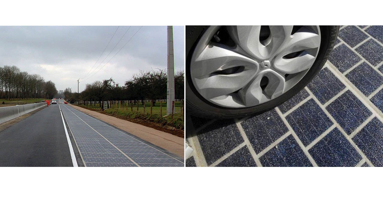 La primera carretera de paneles solares del mundo está ubicada en el pueblo francés de Normandía y cuenta con una longitud de un kilómetro