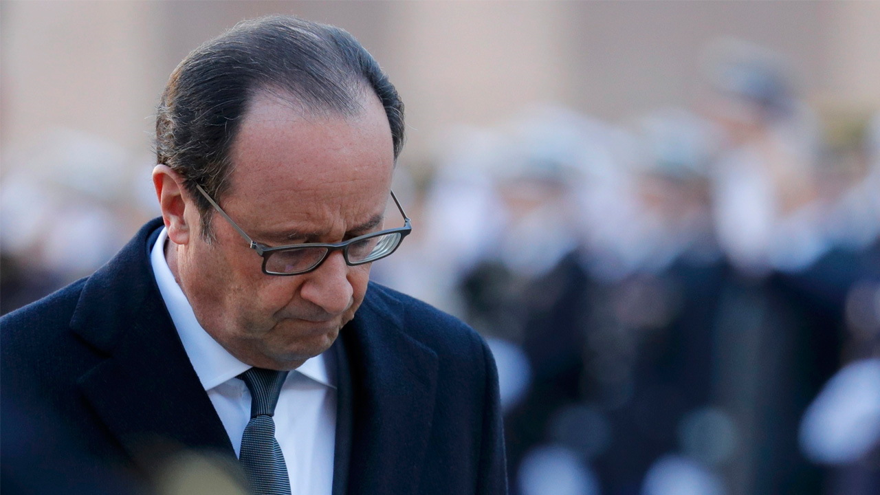 El presidente de Francia no se presentará como candidato en 2017 por su baja aprobación