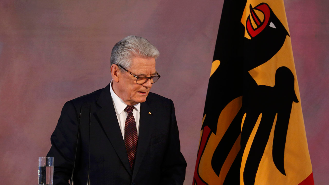 Joachim Gauck, en su discurso de despedida, sobre lo difícil que serán los desafíos del terrorismo y la salida del Reino Unido de la UE
