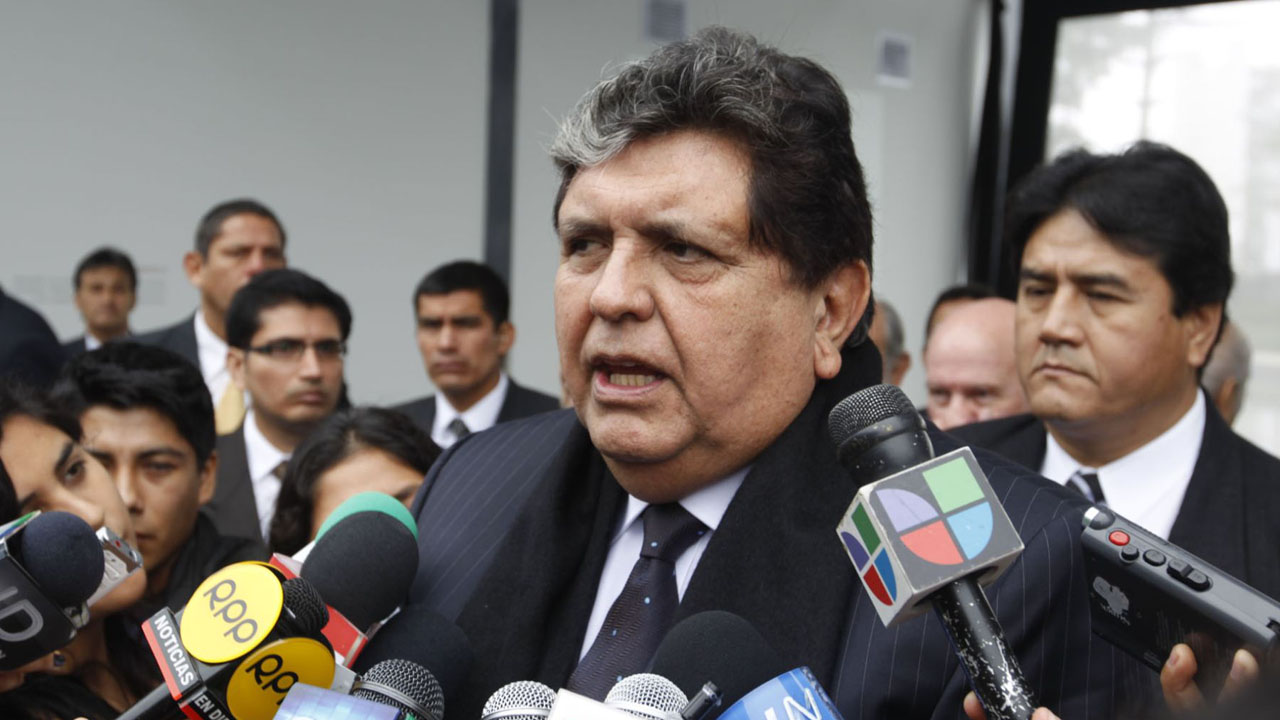 Alan García insistió en que no està implicado en hechos de corrupcion de la constructora brasileña Odebrecht