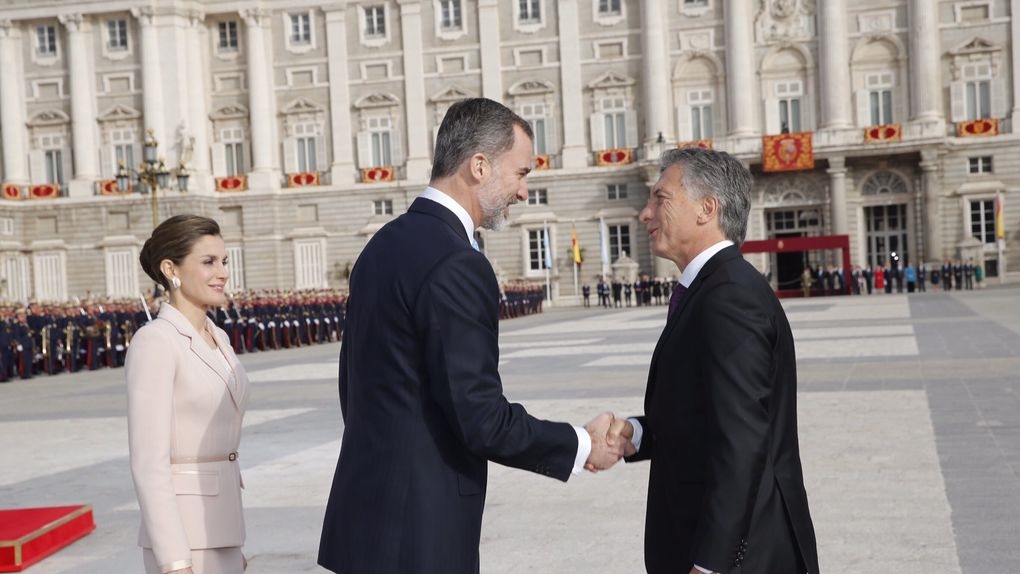 El Rey Felipe VI y Mauricio Macri se reunieron