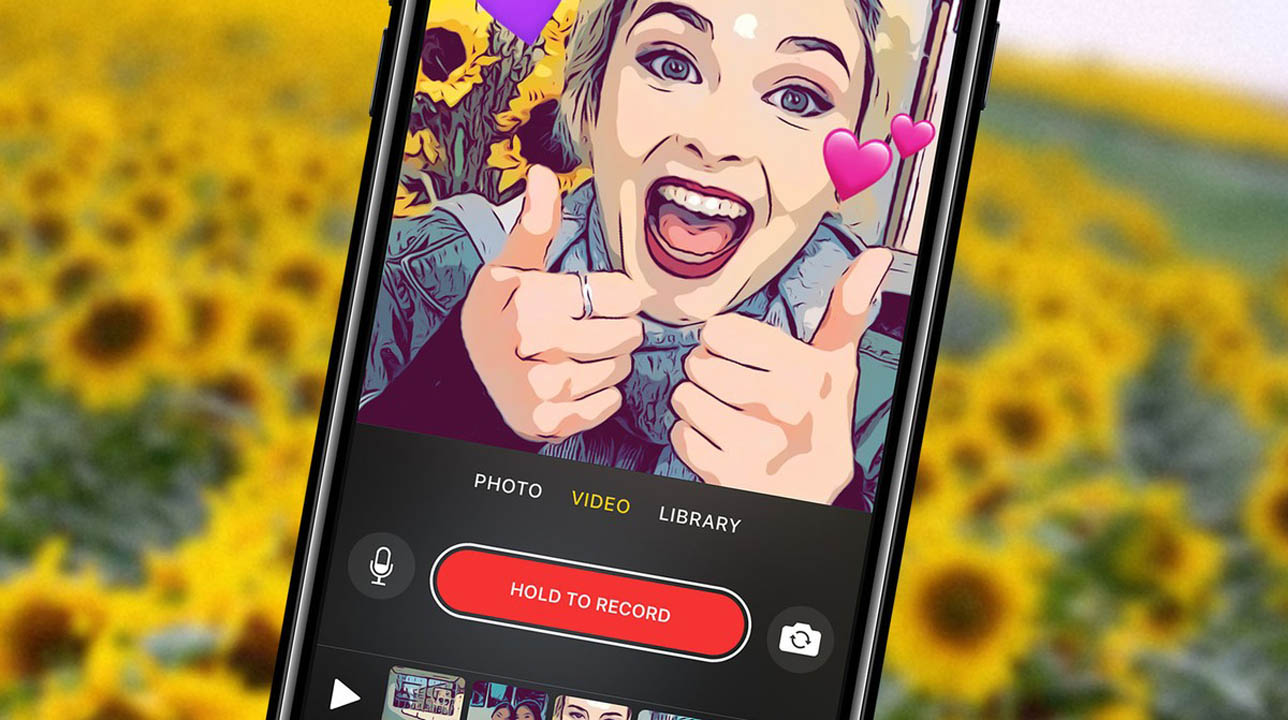 La aplicación para iPhone y iPad es gratuita y permite a los usuarios grabar y editar videos con filtros dinámicos, emojis y efectos