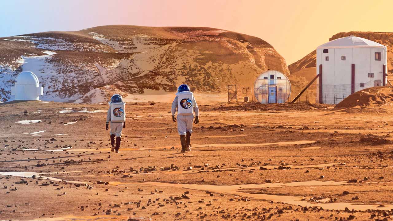 La compañía Lockheed Martin presentó un diseño llamado Mars Base Camp con el que pretende enviar tripulantes al planeta en 2028