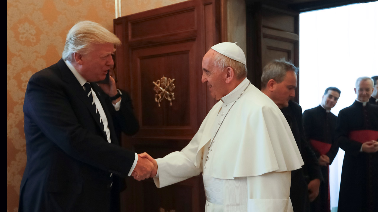 El mandatario estadounidense y el Pontífice acordaron mantener relaciones serenas entre el Estado y la Iglesia Católica