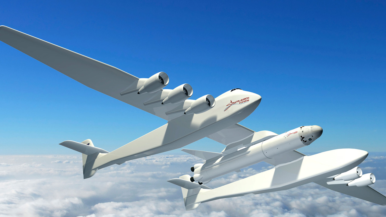 El "Stratolaunch" maximizaría un lanzamiento flexible del vehículo, además de ser considerado el avión más grande del mundo