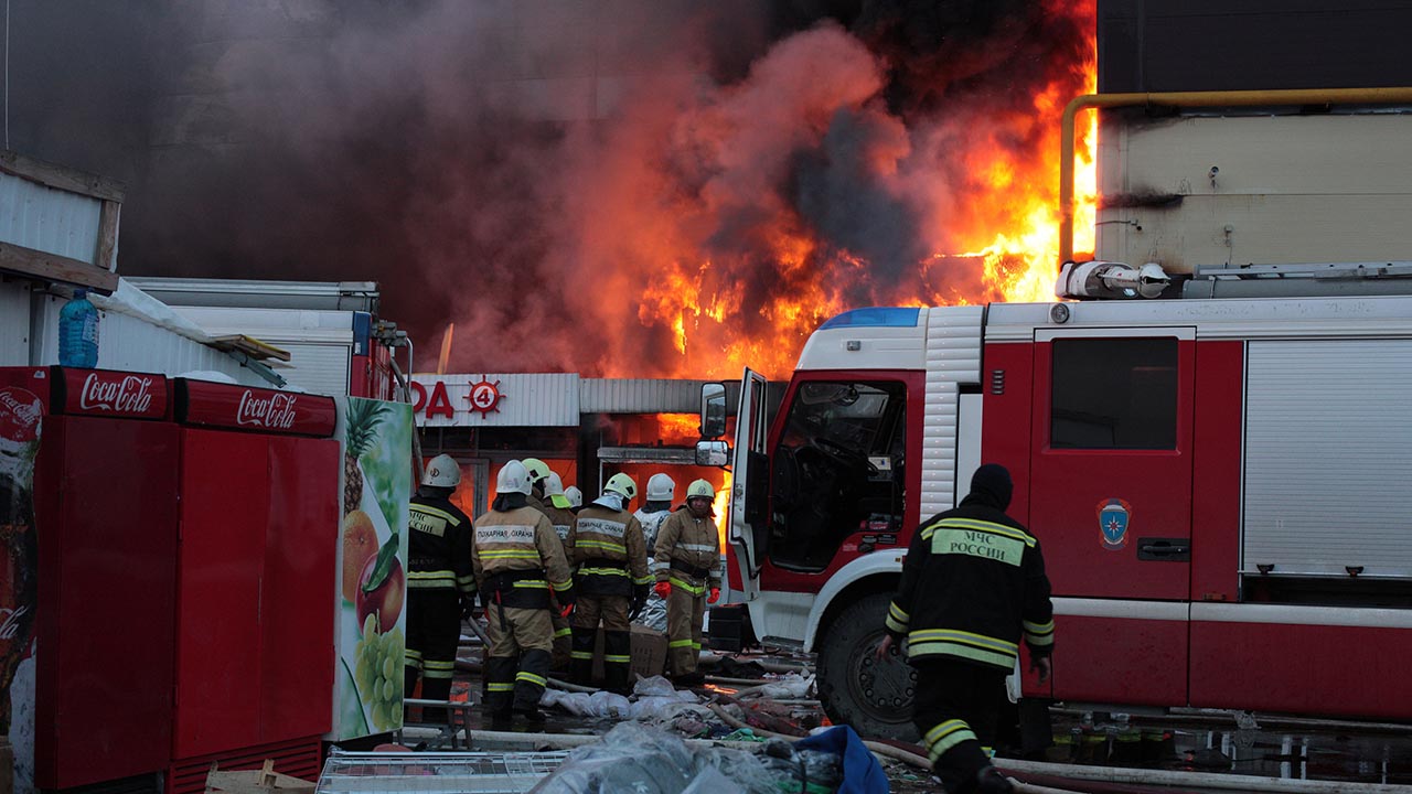 El Ministerio de Emergencias ruso tambien dio a conocer que 25 residencias se han calcinado a causa de las llamas en la ciudad de Rostov del Don