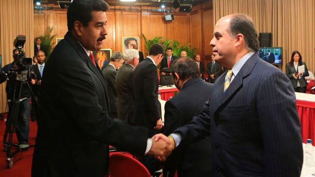 El ministro de información, Jorge Rodríguez, reafirmó que el dialogo continuará en República Dominicana