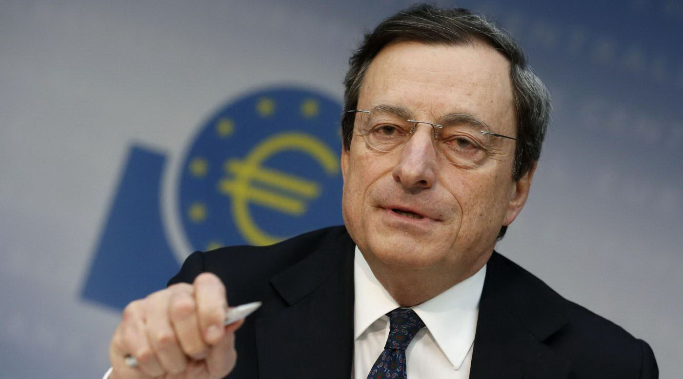 El presidente del BCE explicó que las "criptomonedas" aún no son algo que pueda constituir un riesgo para los bancos centrales