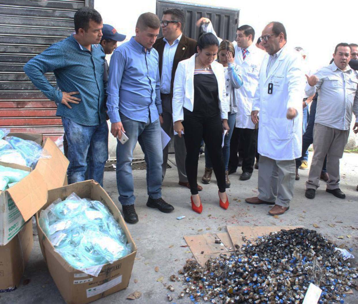 La gobernadora, Laidy Gómez, denunció la desincorporación de 71 mil unidades de suministros médicos