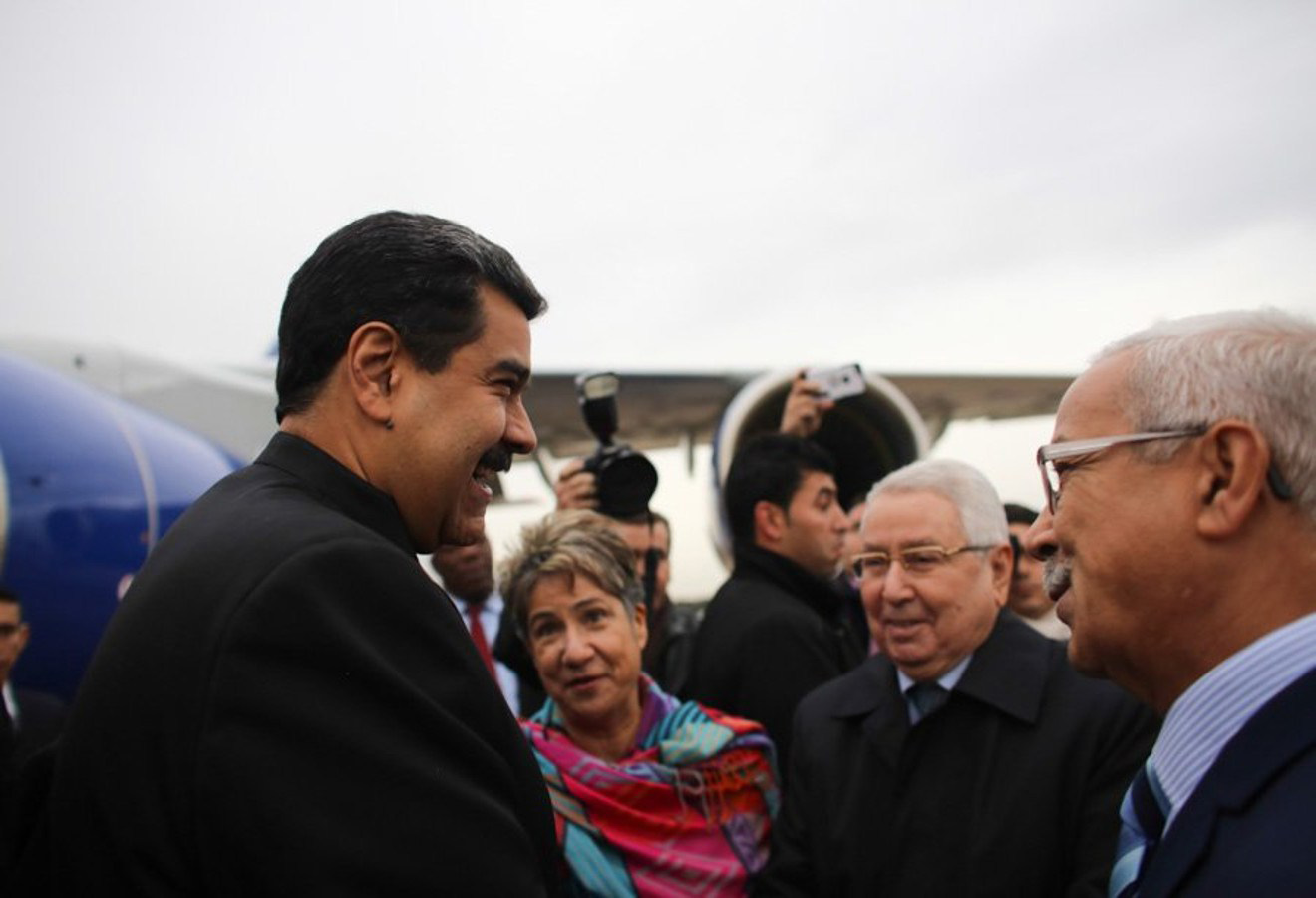Esta es la sexta vez que el mandatario sudamericano pisa el suelo de Argelia en los últimos tres meses