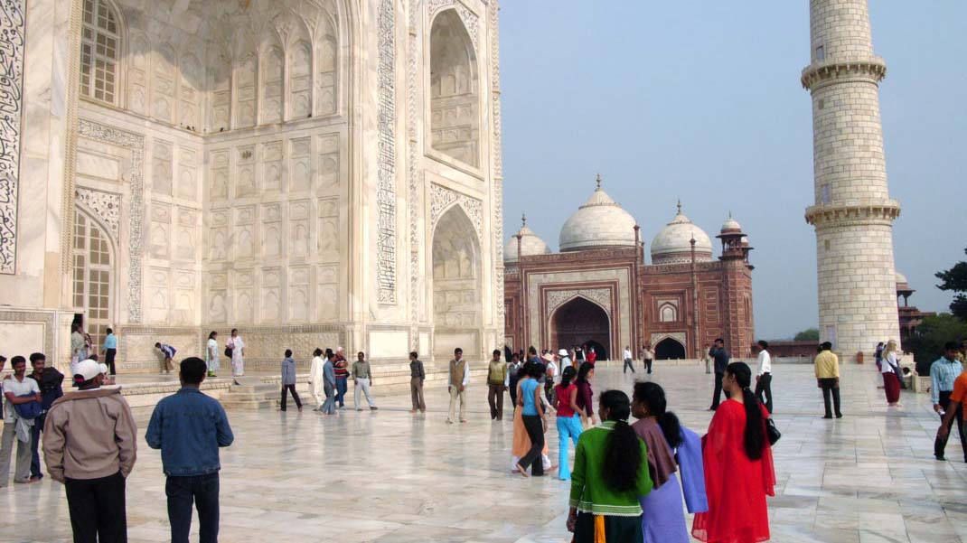 Según el Gobierno indio, alrededor de 6,5 millones de personas visitaron el monumento histórico el último año