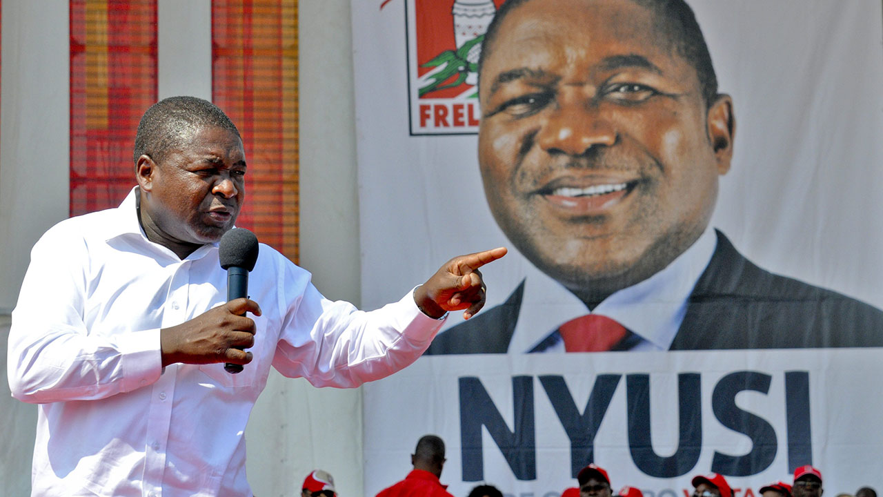 El presidente Filipe Nyusi informó que el 15 de octubre de ese año se realizarán comicios generales