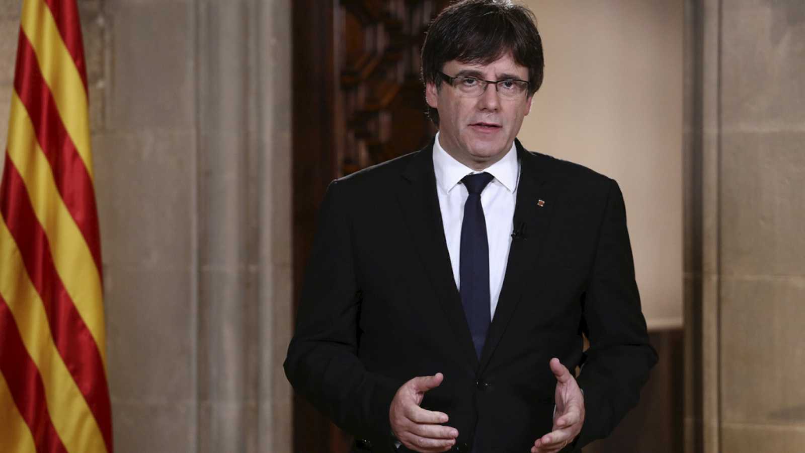 La decisión fue tomada por líder independentista para recuperar la democracia en la Generalitat