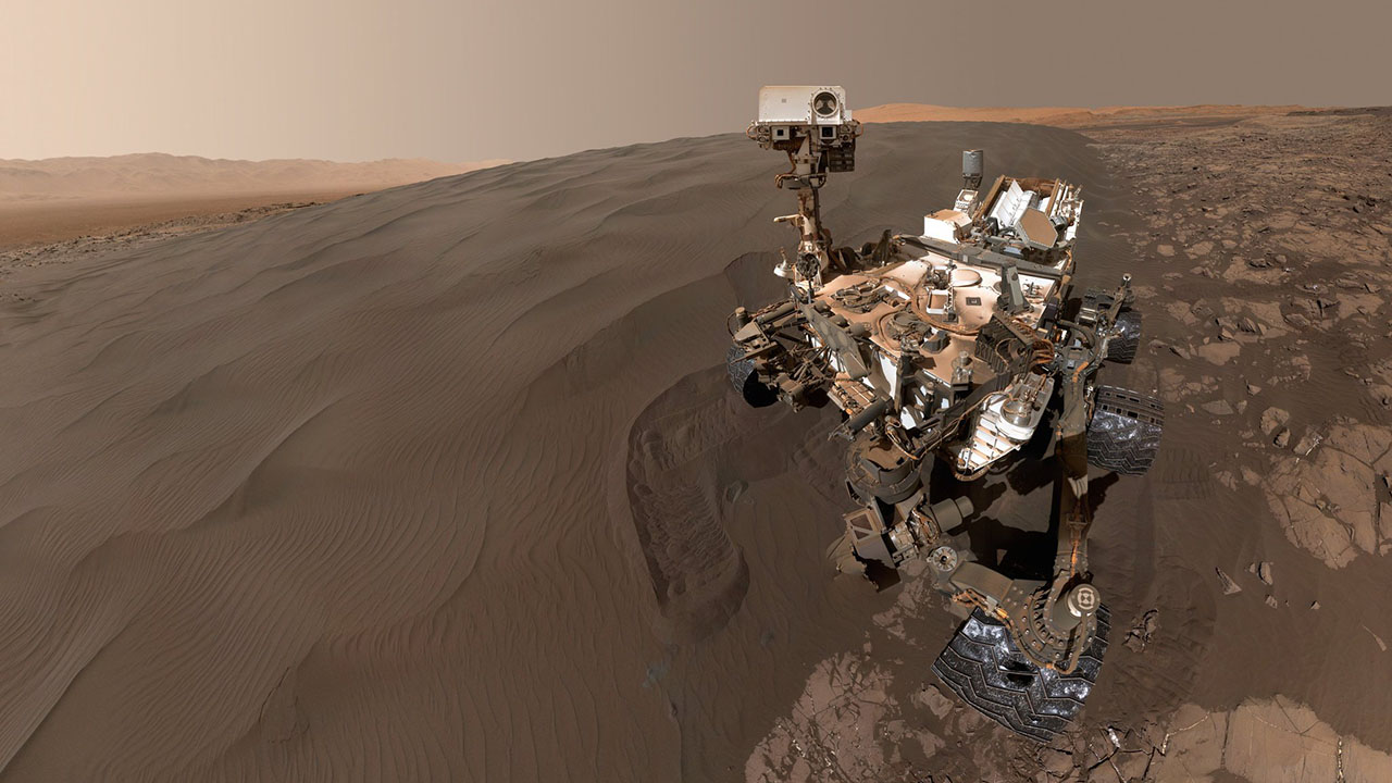 El todoterreno Curiosity descubrió gran variedad de compuestos orgánicos en rocas del planeta rojo