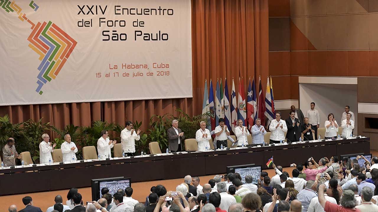 Durante el acto de clausura del encuentro regional se solicitó el fin del bloqueo económico a Venezuela y cese del embargo a Cuba