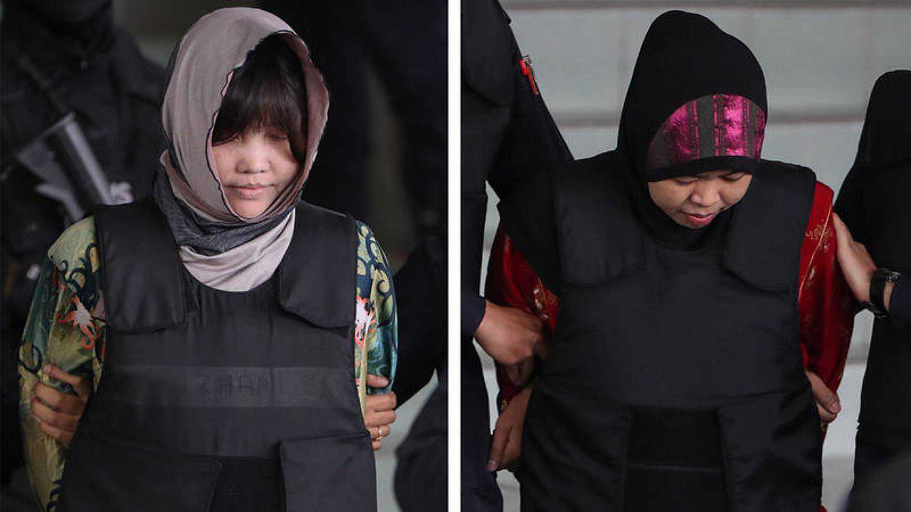 Dos mujeres de Indonesia y Vietnam han sido acusadas del hecho por el delito de “homicidio con premeditación”