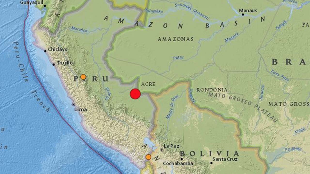 Fue el segundo sismo en la nación peruana en menos de un día pues la tarde del jueves hubo un temblor de magnitud 4,4