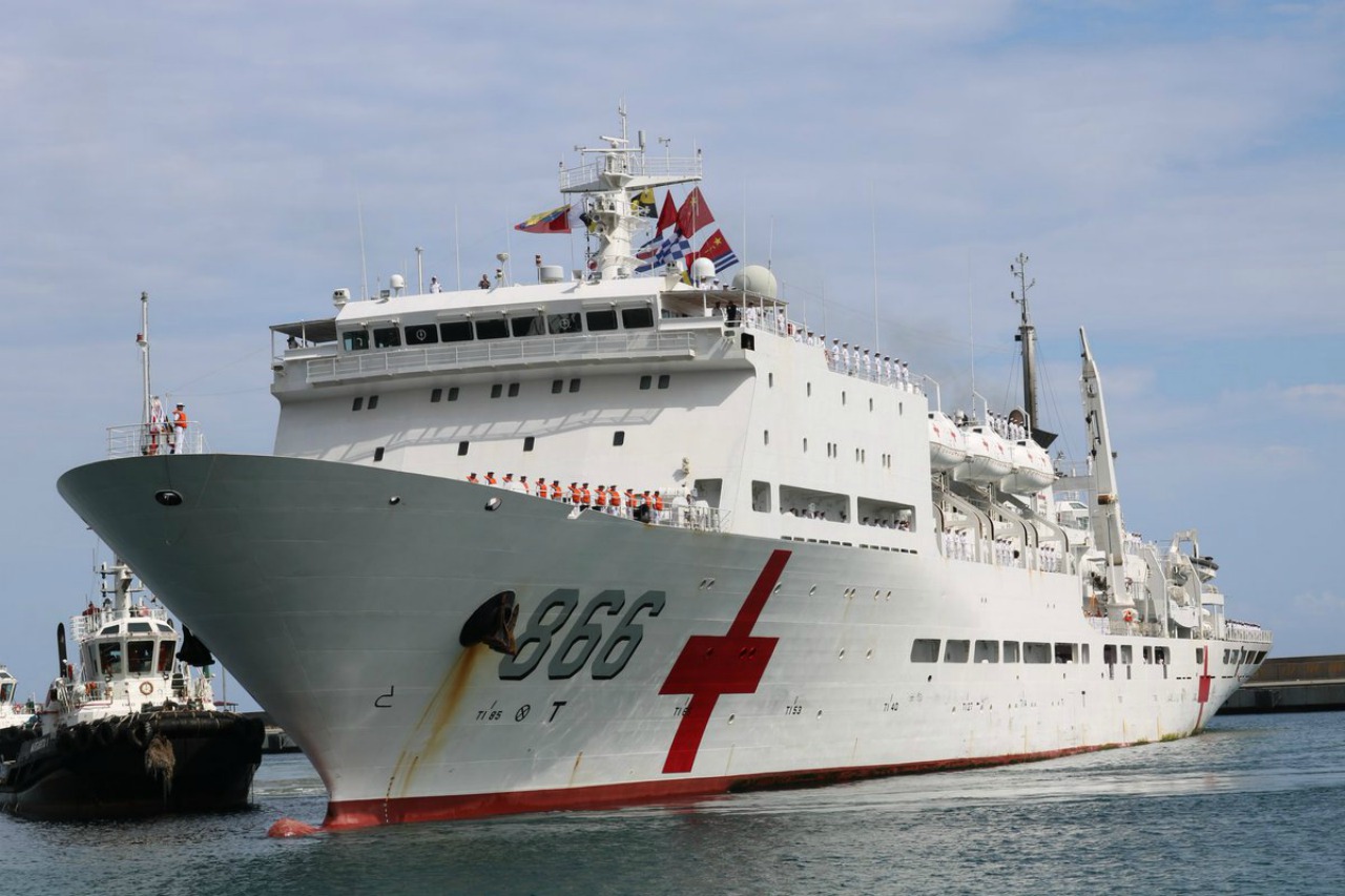 La embarcación china fue recibida por el ministro para la Defensa, Vladimir Padrino López