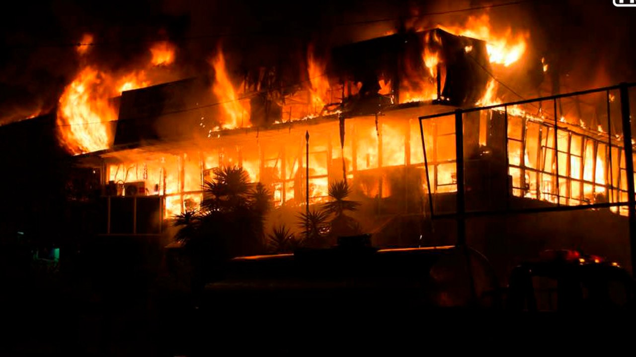 Incendio afectó sede de Corpoelec en Táchira