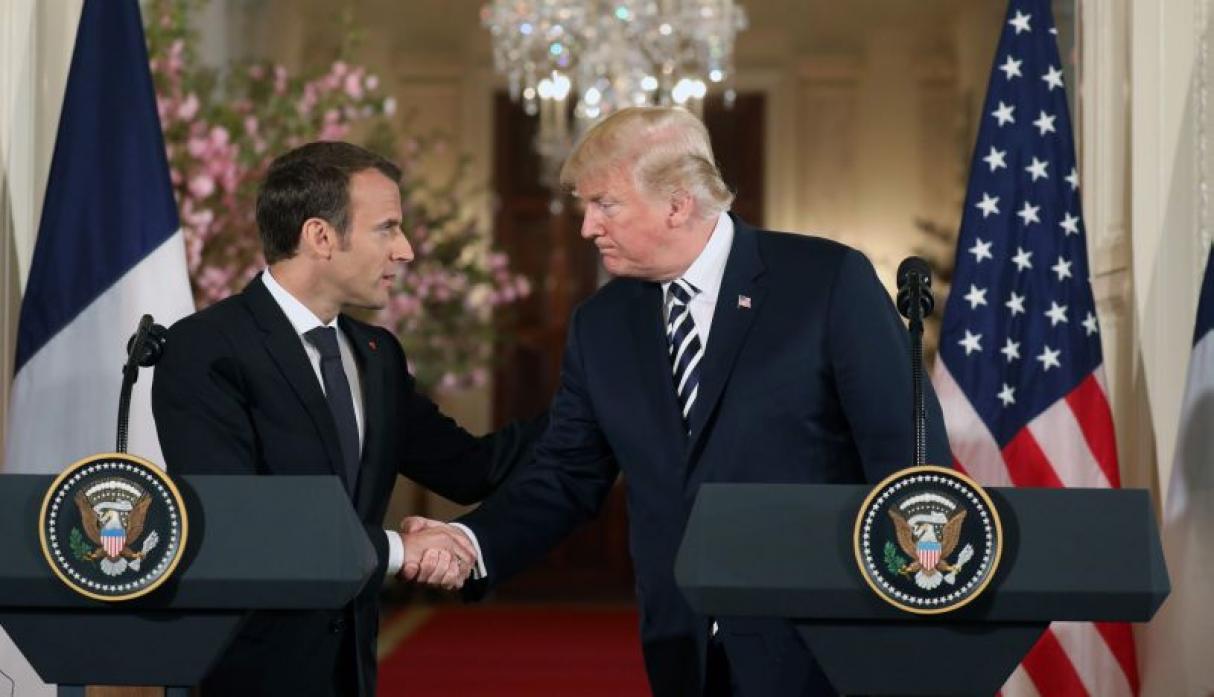 Macron y Trump abordaron situación en Siria de cara a la cumbre de Estambul