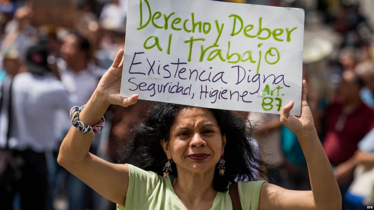 Empleados públicos de Maracay protestaron por mejoras salariares