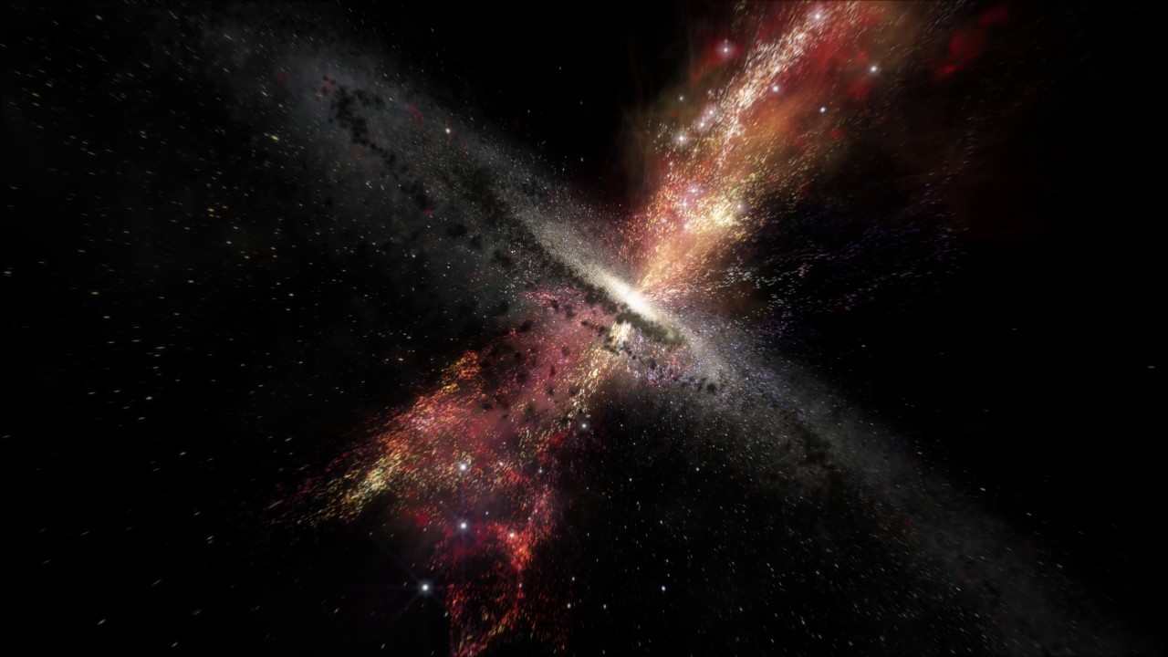 Según el astrónomo Ezequiel Treister los núcleos de las vías lácteas tuvieron que chocar para originar distintos fenómenos en el espacio