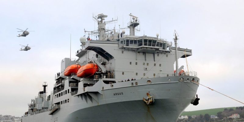 Reino Unido envió barco "polivalente" al Caribe
