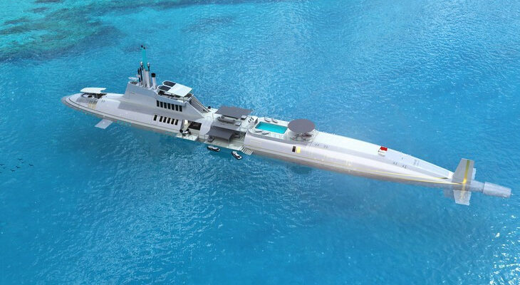 Construyen en Austria un exclusivo buque-submarino