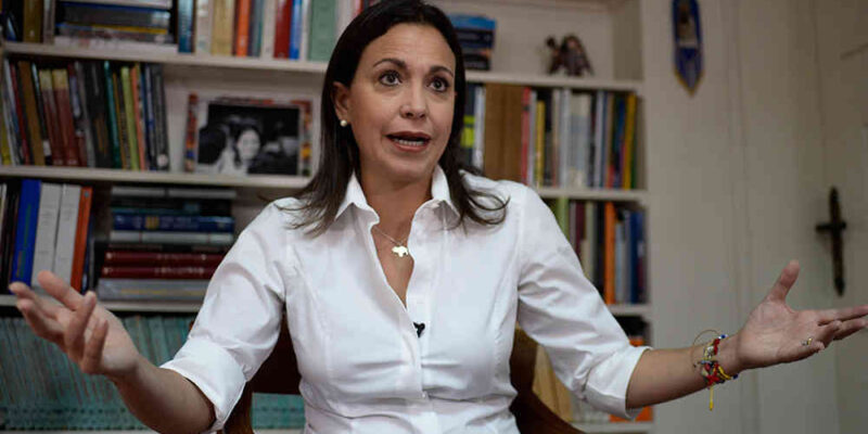 María Corina Machado se distancia del plan de unidad propuesto por Juan Guaidó