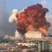 Fuerte explosión sacudió a la capital de Líbano