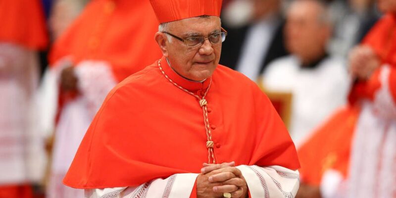 Cardenal Porras aboga por la paz tras indulto a 110 presos políticos