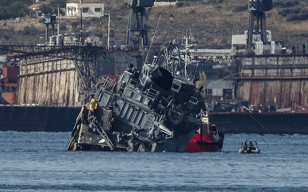 Las barcas sufrieron fuertes deterioros, pero afortunadamente no hubo pérdida de vidas humanas