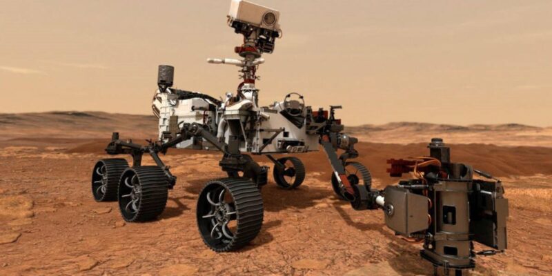 Rover Perseverance de la NASA amartizó con éxito en el cráter Jezero