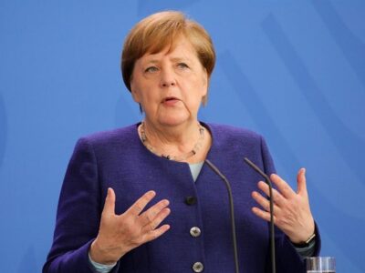 Angela Merkel recibió la primera dosis de la vacuna de Astrazeneca