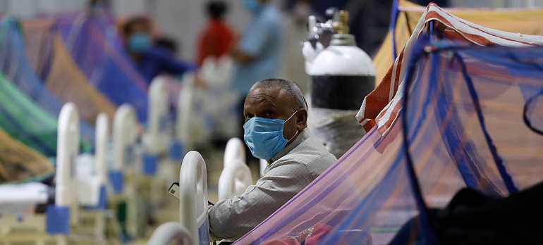 India superó los 22 millones de contagios con más de 400.000 casos