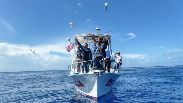 Embarcaciones con exiliados cubanos salieron este viernes desde Miami rumbo a la isla