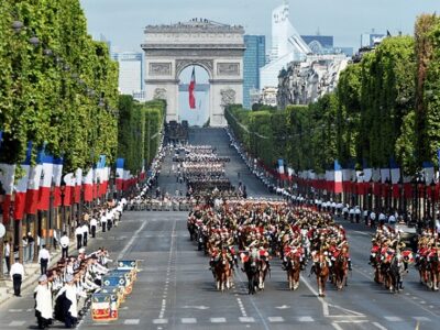 Tapabocas y certificado de vacunación serán solicitados para desfile militar en París