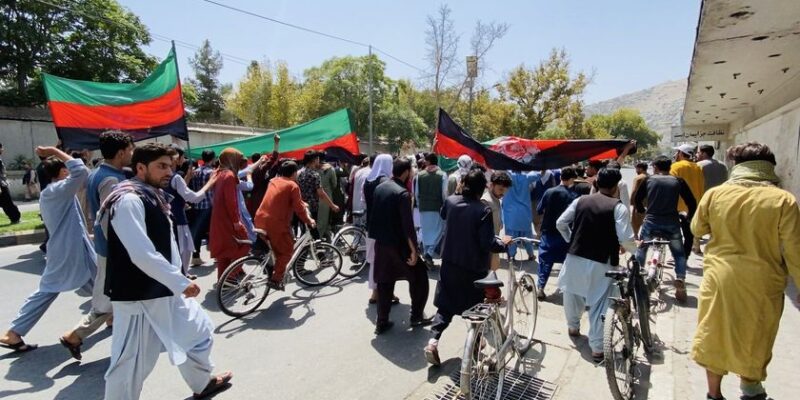 Manifestaciones marcan la celebración del Día de la Independencia en Afganistán